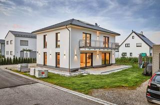 Villa kaufen in 67292 Kirchheimbolanden, Bau mit Heinz! Schicke Stadtvilla massiv und schlüsselfertig im Neubaugebiet!