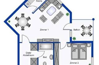 Wohnung mieten in Heidestr. 7a-c, 65582 Diez, Gepflegte 2-Zimmer-Wohnung mit Balkon in Diez
