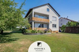 Haus kaufen in 89362 Offingen, Zweifamilienhaus mit Ausbaureserve, großem Grundstück & frischen Modernisierungen