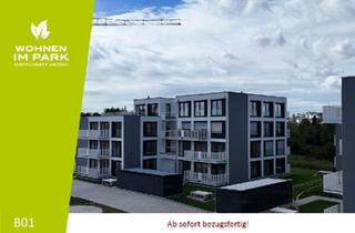 Wohnung kaufen in 89129 Langenau, 2,5-ZIMMER ETW MIT GARTENANTEIL - "WOHNEN IM PARK" IN LANGENAU - B01