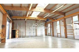 Gewerbeimmobilie mieten in Große Isel, 89233 Neu-Ulm, Gewerbehalle - Neu-Ulm/Burlafingen zu verpachten - mit Hallenkran, Regalen, Küche etc.