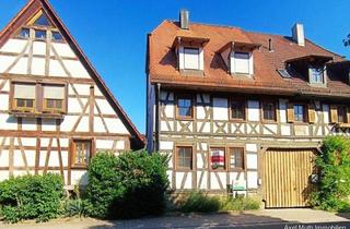Doppelhaushälfte kaufen in Hauptstraße 128, 75059 Zaisenhausen, Einziehen statt renovieren - Historisch & Modern wohnen! Fachwerk-Doppelhaushälfte, 2018 kernsaniert