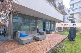 Wohnung kaufen in 10247 Friedrichshain, IMMOBERLIN.DE - Exquisite Wohnung mit ruhiger Südwestterrasse & Garten im Trendviertel