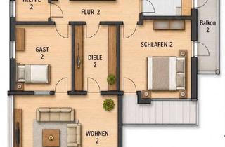 Wohnung kaufen in Nürnberger Str. 11, 91282 Betzenstein, Helle freundliche und großzügige 3- Zimmer-Dachwohnung mit Balkon und Gartennutzung!