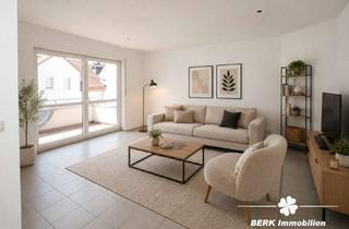Wohnung kaufen in 63811 Stockstadt, BERK Immobilien - Gepflegte 4-Zimmer-ETW mit Balkon und TG-Stellplatz in Top-Lage von Stockstadt