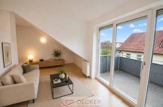 Wohnung mieten in 84405 Dorfen, Lichtdurchflutete Dachgeschosswohnung mit Sonnenbalkon und Einbauküche ++Decker Immobilien++