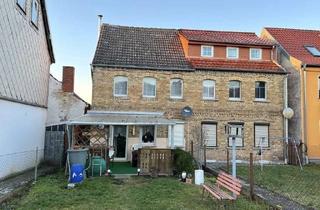 Einfamilienhaus kaufen in 99759 Niedergebra, Keine Käuferprovision; Einfamilienhaus mit Anbau, Nebengebäude und Garten