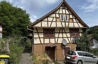 Einfamilienhaus kaufen in 76599 Weisenbach, - ohne Käuferprovision - Einfamilienhaus mit Scheunenanbau - Wohnfläche ca. 116 m²; Grundstücksf