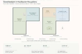 Gewerbeimmobilie mieten in 87600 Kaufbeuren, Produktions-/Gewerbeobjekt Kaufbeuren-Neugablonz - 1.564 m², im Ganzen oder teilbar ab ~140 m²