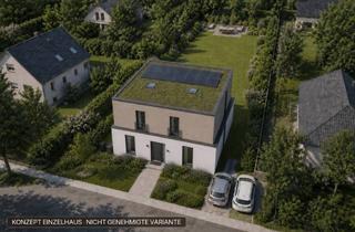 Grundstück zu kaufen in Talstraße 16, 14959 Trebbin, Thyrow: genehmigtes Wohnprojekt für zwei Haushalte – 984 m², vier Stellplätze, Gründach und PV
