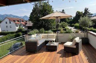 Wohnung kaufen in 87527 Sonthofen, Außergewöhnlich großzügige 4,5-Zimmer-Wohnung mit großer Dachterrasse im Herzen von Sonthofen