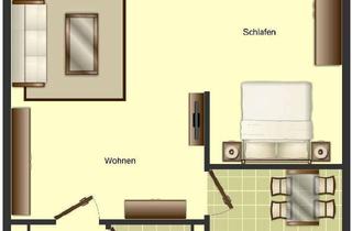 Wohnung mieten in Plötzenseer Straße 10, 40789 Monheim, TOP 1 Zimmer mit neuem Boden, neues Bad und frisch tapeziert + gestrichen!
