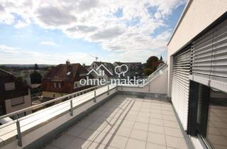 Penthouse kaufen in 70825 Korntal-Münchingen, ++ EXCLUSIVES PENTHOUSE IN KORNTAL: BARRIEREFREI MIT AUFZUG - DACHTERRASSE MIT STADTBLICK ++