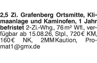 Wohnung mieten in 72661 Grafenberg, Mietwohnungen, Reutlingen