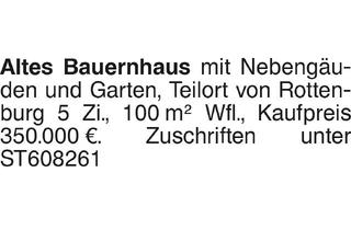 Immobilie kaufen in 72108 Rottenburg, Sonstige Immobilien, Tübingen