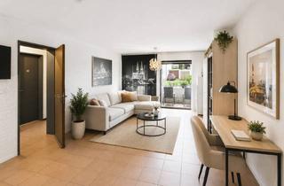 Wohnung kaufen in 50259 Pulheim, Großzügige 3-Zimmer-Wohnung mit zwei Balkonen, Garage und Blick ins Grüne