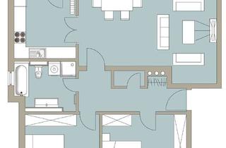 Wohnung kaufen in Lintruper Str. 111, 12305 Lichtenrade, bezugsfertige 3 Zimmer - Dachgeschoss-Wohnung mit Weitblick