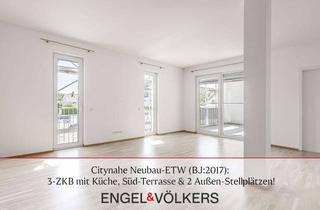 Wohnung kaufen in 76829 Landau, Citynahe Neubau-ETW (BJ:2017): 3-ZKB mit Küche, Süd-Terrasse & 2 Außen-Stellplätzen!