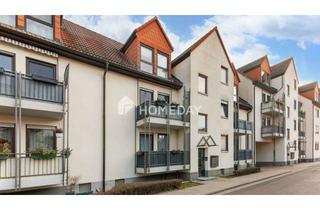Wohnung kaufen in 04523 Pegau, Wohnen mit Struktur: Modernisierte 2-Zimmer-Wohnung mit Balkon und Stellplatz in ruhiger Lage
