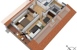 Wohnung mieten in 42477 Radevormwald, Dachgeschosswohnung mit Balkon und eigenem Eingang in einem Zweifamilienhaus – zentrumsnah!