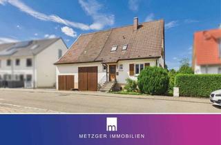 Haus kaufen in 73278 Schlierbach, Freistehendes EFH – 750m² Grundstück mit tollem Garten & großer Scheune direkt am Bach