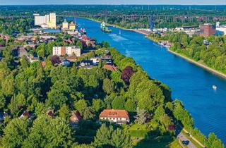Villa kaufen in 24768 Rendsburg, Zeitlose Villa mit 2 großzügigen Wohneinheiten auf parkähnlichem Grundstück am Nord-Ostsee-Kanal