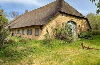 Haus kaufen in 25878 Drage, Denkmalgeschütztes Reetdachanwesen mit Einliegerwohnung und Baupotenzial
