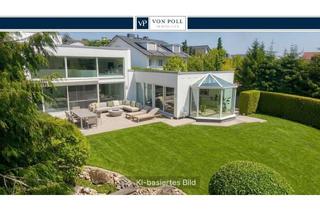 Villa kaufen in 61381 Friedrichsdorf, VON POLL - FRIEDRICHSDORF: Exklusive Bauhaus-Villa mit Blick auf den Hardtwald