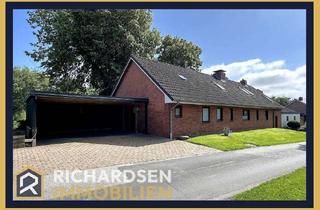Einfamilienhaus kaufen in 25920 Risum-Lindholm, Gepflegtes Einfamilienhaus mit Doppelcarport, großem Süd-Garten und Weitblick in Maasbüll