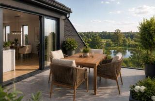 Wohnung kaufen in 90542 Eckental, Exklusives Wohnen auf eigener Etage – Westterrasse und maximale Privatsphäre in Eckental am Weiher