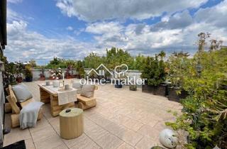 Penthouse mieten in 90489 Nürnberg, Einzigartige möblierte Penthouse Wohnung mit 147m2 Terrasse, Sauna, offener Kamin