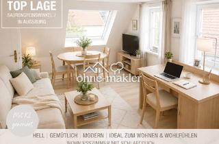 Wohnung kaufen in 86150 Augsburg, Attraktive & helle DG Wohnung - TOP LAGE in der Altstadt - Provisionsfrei