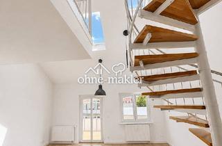 Lofts mieten in 06108 Halle, Traumhafte 3-Zimmer-Maisonette mit Balkon und Aufzug in zentraler Lage