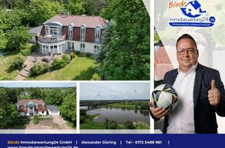 Haus kaufen in 39291 Hohenwarthe, Exklusives Architektenwohnhaus am Elbhochufer – Elbblick in Hohenwarthe