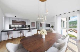Wohnung kaufen in 74653 Künzelsau, Moderne Neubau-Maisonettewohnung m. Fernblick + im Preis inkl. 2 Tiefgaragenstellplätze + großzüg