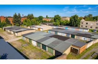 Gewerbeimmobilie kaufen in 03149 Forst, Attraktives Garagengrundstück mit Mieteinnahmen und hohem Entwicklungspotenzial