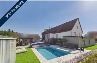 Bauernhaus kaufen in 91186 Büchenbach, Wo Familienglück ein Zuhause findet – viel Raum mit 7 Zimmern, lichtdurchflutet und mit eigenem Pool