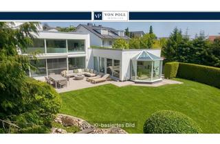 Villa kaufen in 61381 Friedrichsdorf, VON POLL - FRIEDRICHSDORF: Exklusive Bauhaus-Villa mit Blick auf den Hardtwald
