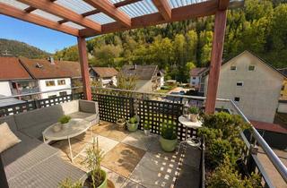 Wohnung kaufen in 75323 Bad Wildbad, Wunderschöne 107 m² 4,5 Zi. Wohnung, sonnige Balkonterrasse, 2 Bäder, Garage