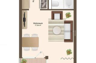Wohnung kaufen in 79312 Emmendingen, Kapitalanleger aufgepasst ! Vermietete 1-Zimmer-Wohnung in Emmendingen
