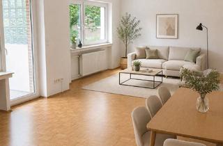 Wohnung kaufen in Humboldtstraße 39, 40789 Monheim, Provisionsfrei: 105 m² modernisiert – große Loggia, Tiefgarage und 18-m²-Keller in Baumberg