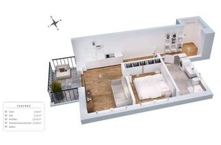 Wohnung mieten in Am Brand, 93086 Wörth, Ankommen und wohlfühlen – Hochwertige 2-Zimmer-Wohnung mit Balkon