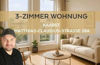 Wohnung mieten in Matthias-Claudius-Straße 28A, 41564 Kaarst, Erstbezug nach Luxus-Sanierung! 82 m² mit Balkon, Wanne & Walk-In-Dusche