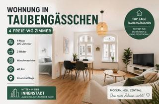 Wohnung mieten in Taubengäßchen, 93047 Innenstadt, Erstbezug | Möblierte WG Zimmer in der Regensburger Altstadt | 4 Zimmer | WLAN | 2 Bäder