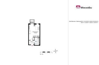 Wohnung mieten in Flössergasse 18, 81369 Sendling-Westpark, Komfortable 1 Zimmer Neubau Wohnung mit Balkon
