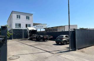 Gewerbeimmobilie kaufen in 65474 Bischofsheim, Gewerbeanwesen mit Bürogebäude, Werkstatt und großer befestigter Freifläche