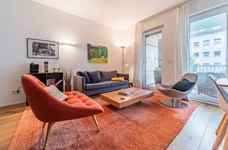 Immobilie mieten in Ostendstrasse 000, 60314 Ostend, Geschmackvoll möblierte Neubau-Wohnung in Laufnähe zur EZB