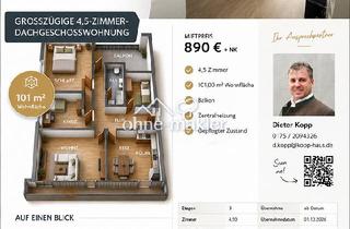 Wohnung mieten in 72172 Sulz, Großzügige 4,5 -Zimmer-Dachgeschosswohnung