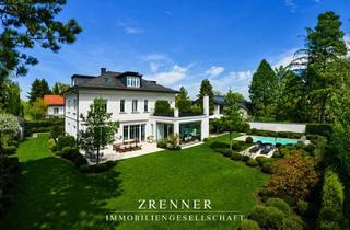 Villa kaufen in 82031 Grünwald, TIMELESS CLASSIC - ELEGANTE FAMILIENVILLA MIT EXQUISITEM INTERIOR & POOL