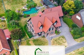 Haus kaufen in 49637 Menslage, Ihr privates Refugium: Landhaus mit Naturpool, Gartenhaus und viel Platz zum Leben
